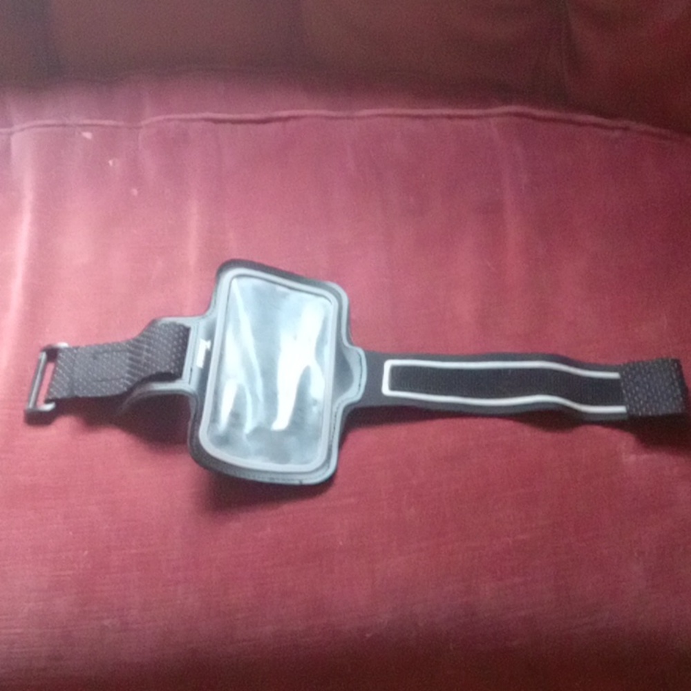 Velcro phone holder